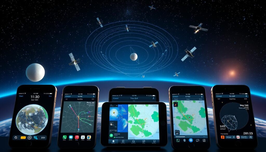Aplicativos para acompanhar satélites Aplicativos para acompanhar satélites