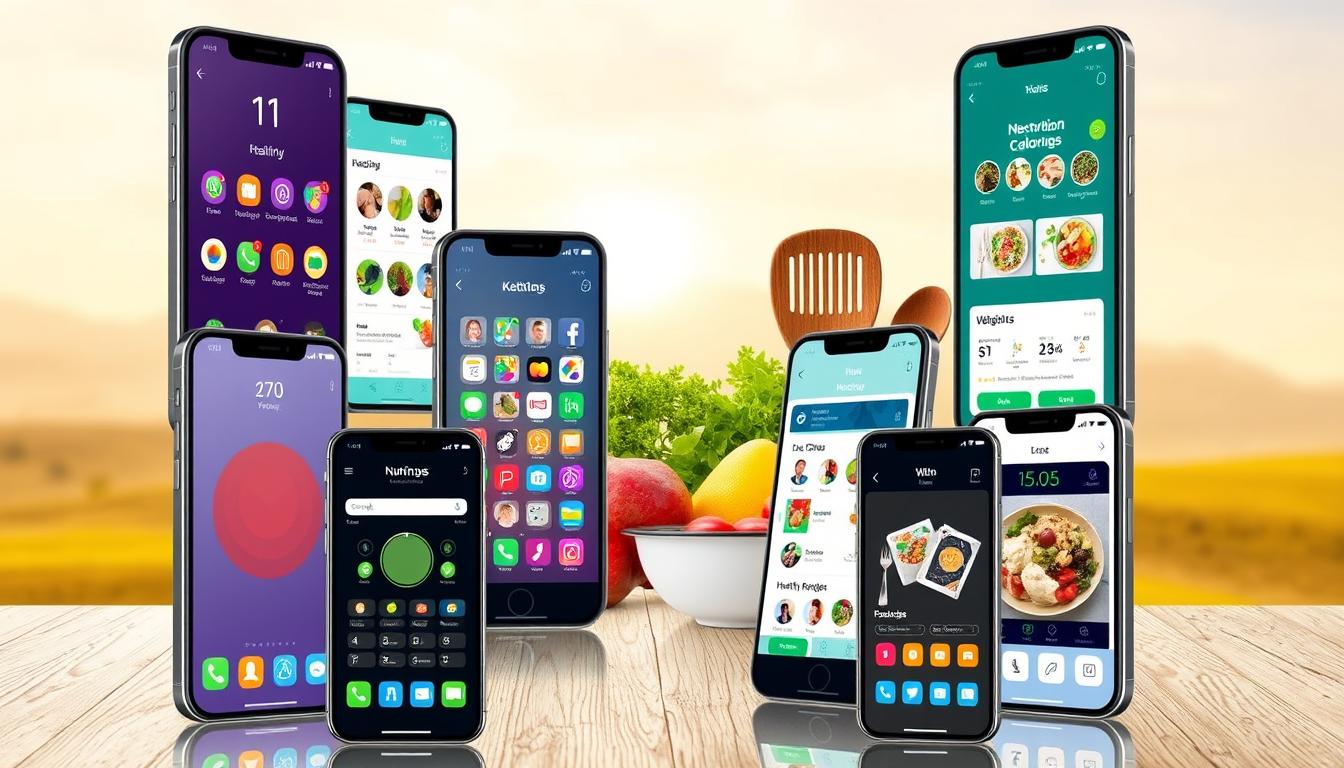 Apps de nutrição equilibrada