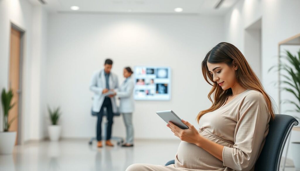 integração aplicativos serviços médicos gravidez