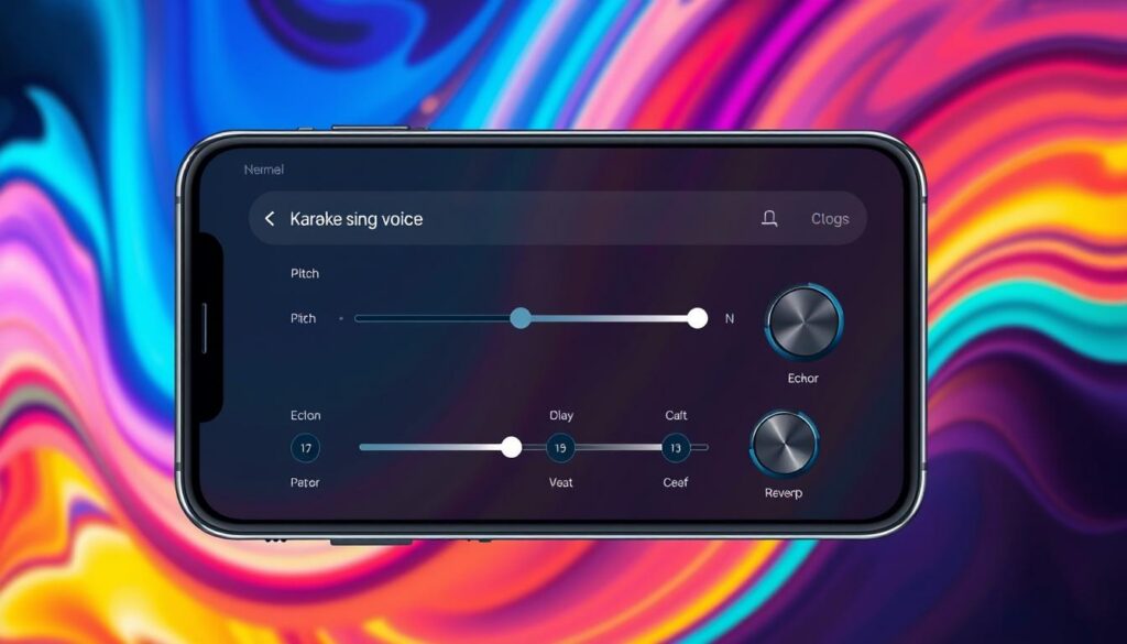 personalização efeitos voz karaokê personalização efeitos voz karaokê