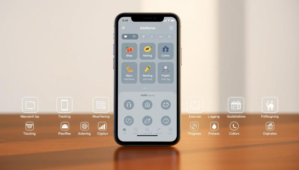 recursos adicionais do aplicativo de calorias