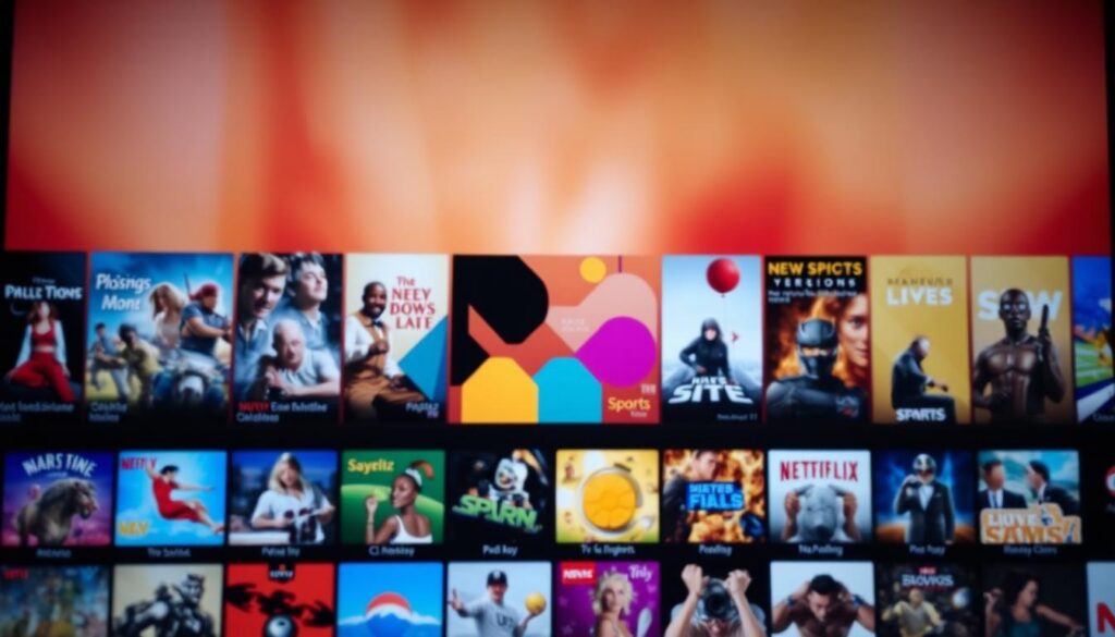 variedade de conteúdos em aplicativos de streaming variedade de conteúdos em aplicativos de streaming