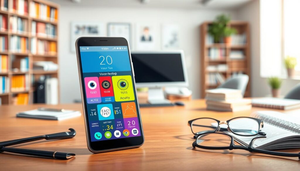 aplicativos Android para teste de visão