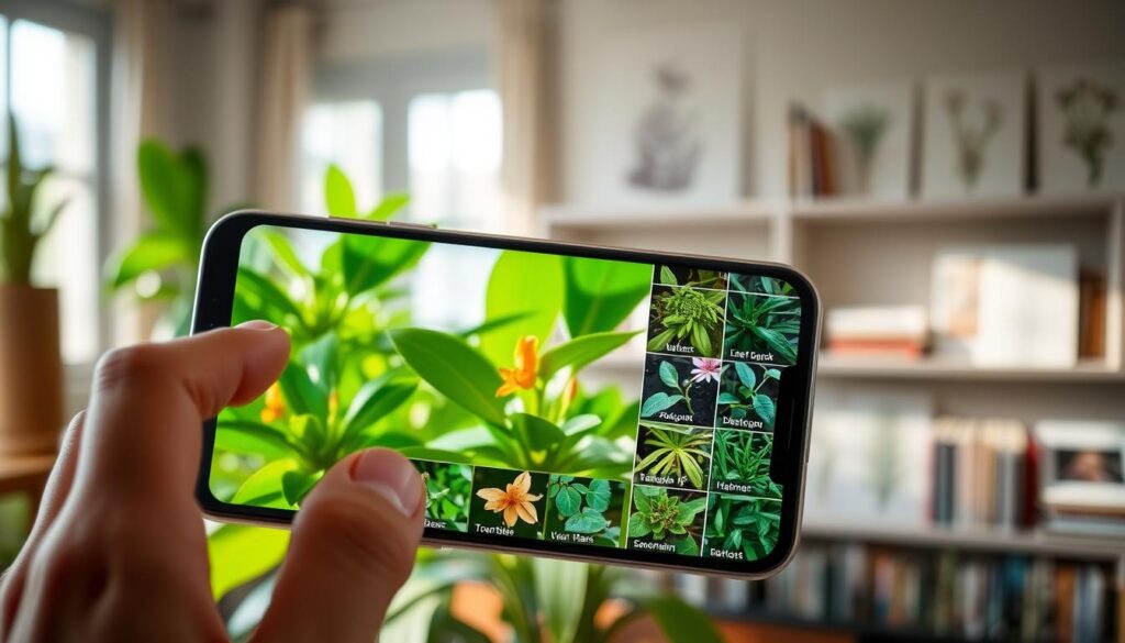 atualizações aplicativos identificar plantas