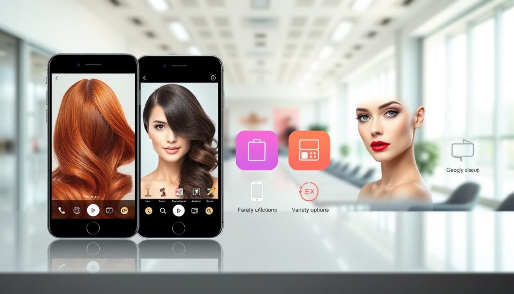 comparativo de aplicativos de beleza digital