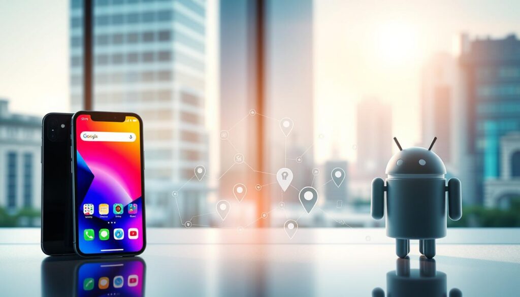 compatibilidade ios android