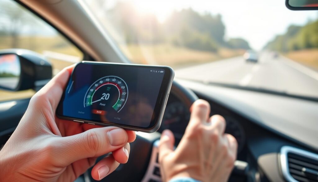 configuração aplicativo velocímetro configuração aplicativo velocímetro