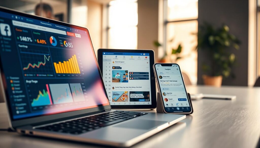 ferramentas gestão páginas anúncios