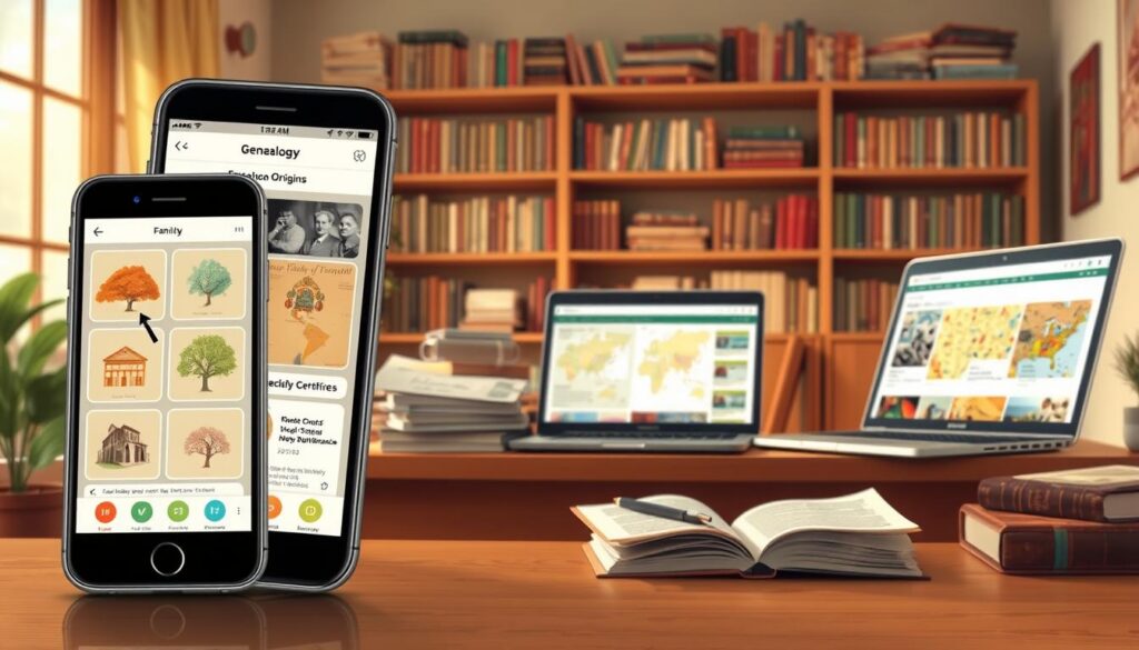 aplicativos de pesquisa genealógica