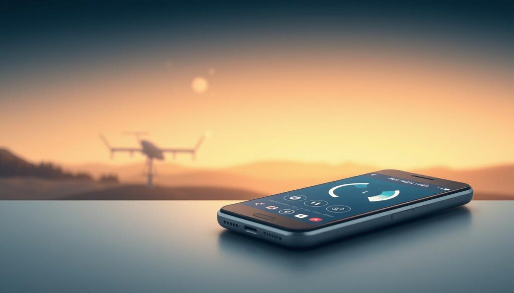 funcionamento do rádio integrado no smartphone