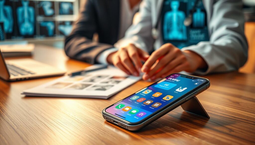 instalação aplicativos raio-x celular