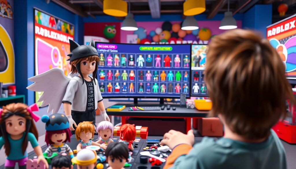 personalização avatar roblox