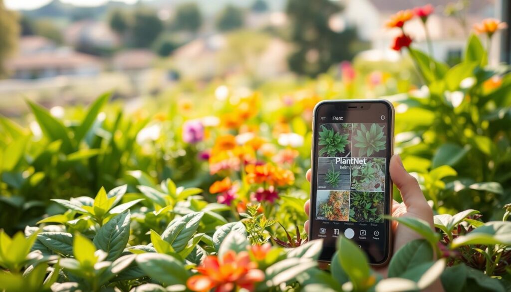 pl@ntnet identificação plantas fotografia