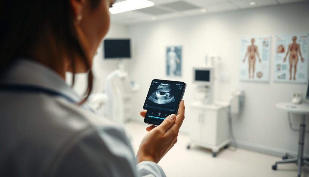 tecnologia de ultrassom móvel