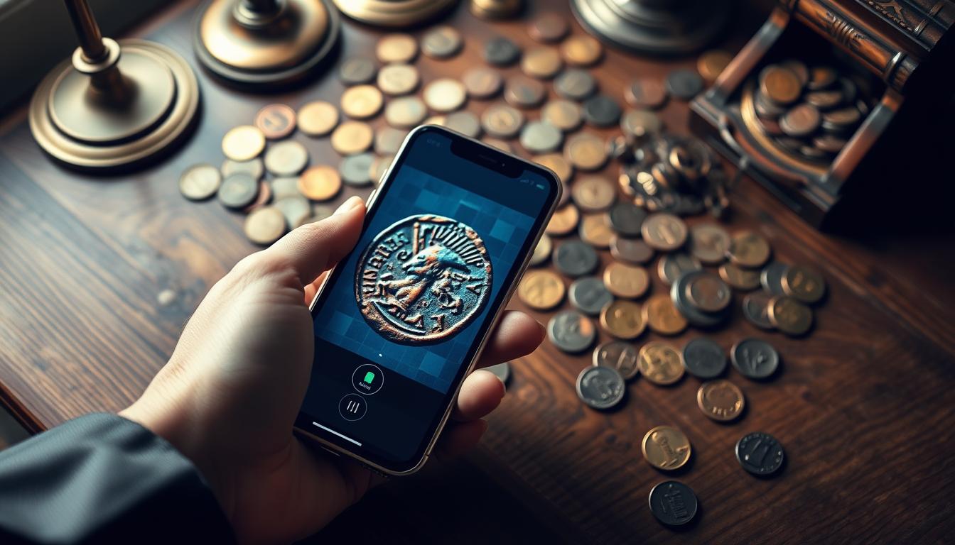 App para escanear moedas antigas