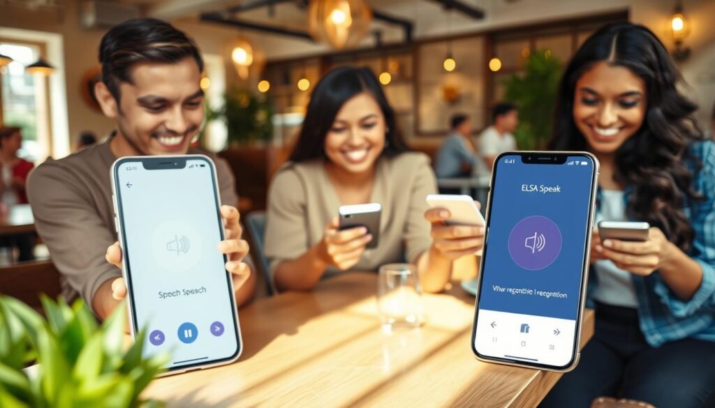 ELSA Speak inteligência artificial pronúncia