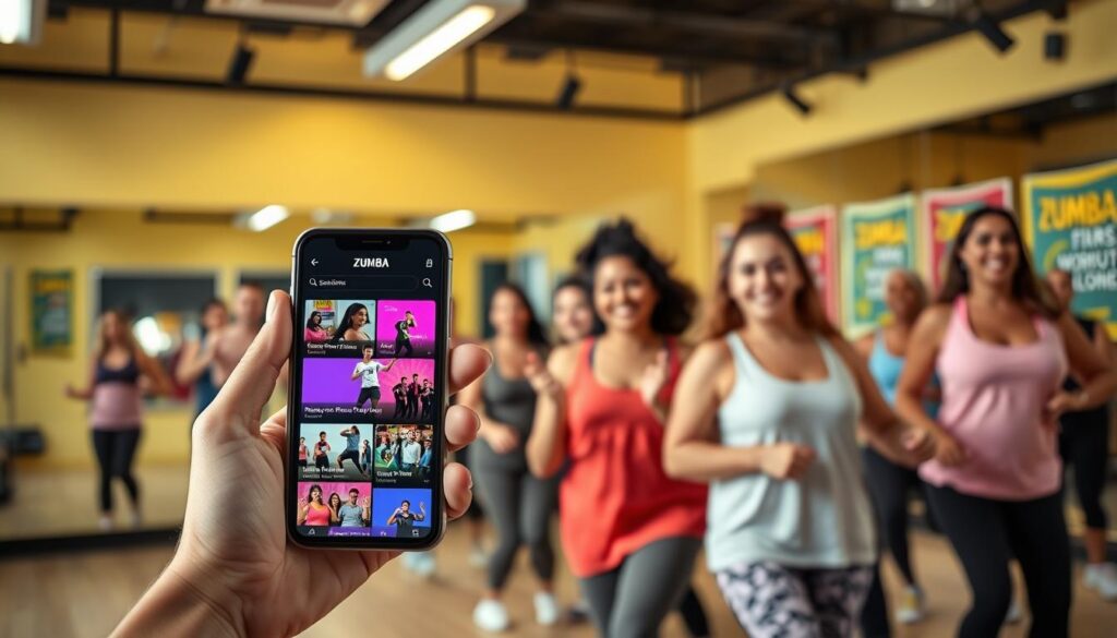 aplicativo zumba aulas treinos
