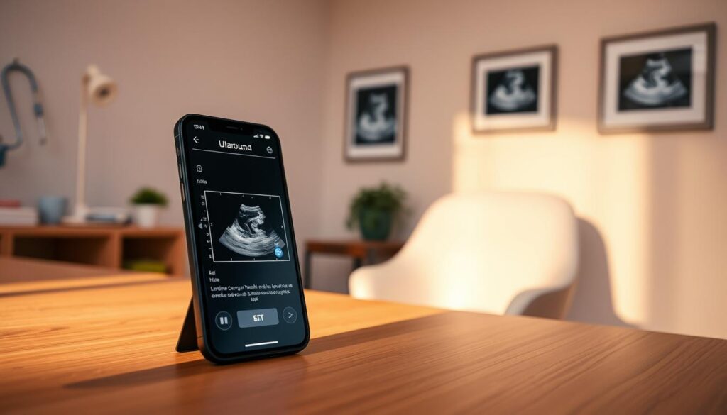 app de ultrassom para iOS app de ultrassom para iOS