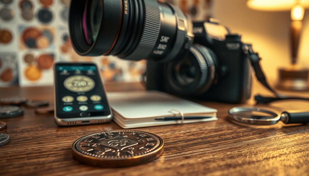 dicas fotografar moedas