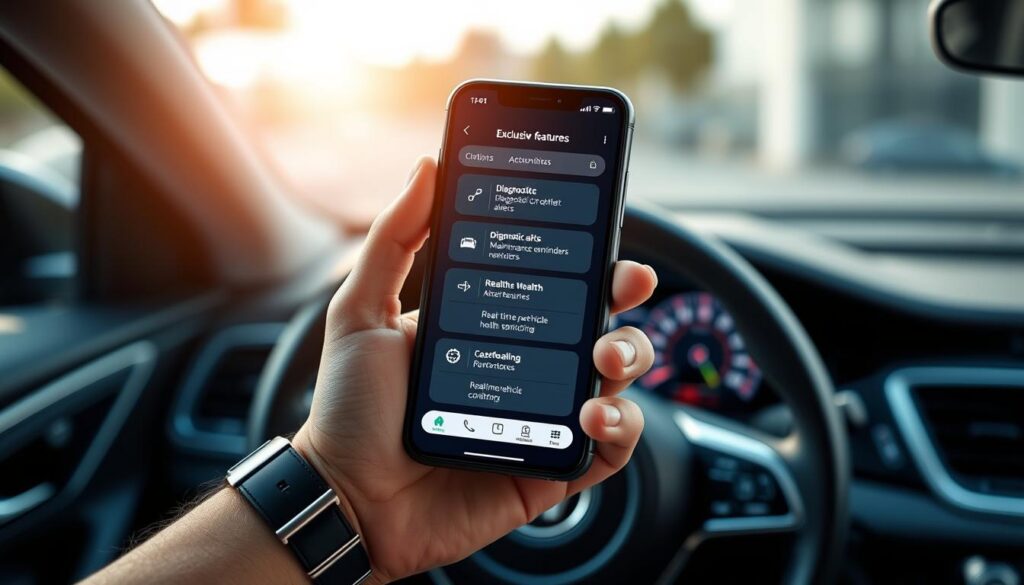 funcionalidades exclusivas aplicativos automotivos
