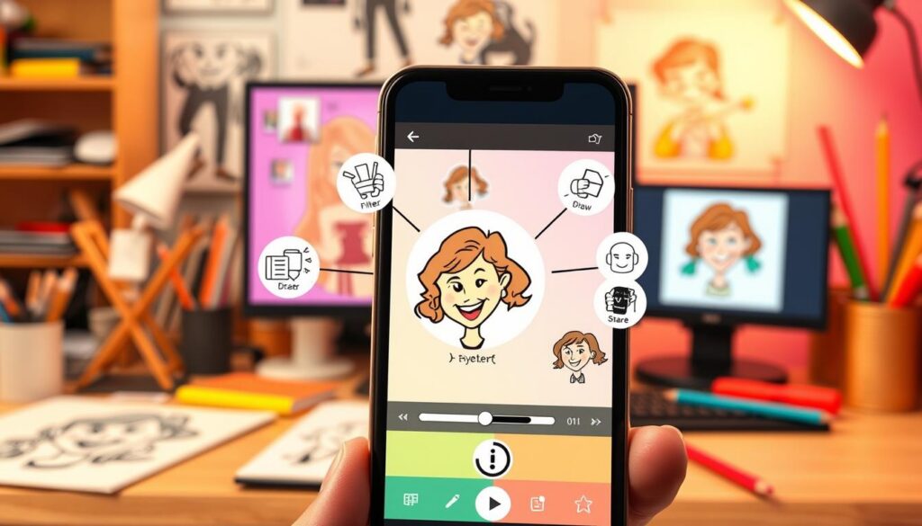 recursos e funcionalidades dos aplicativos de caricatura recursos e funcionalidades dos aplicativos de caricatura