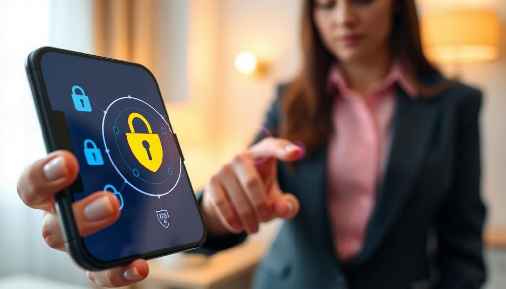 segurança e privacidade aplicativo detector