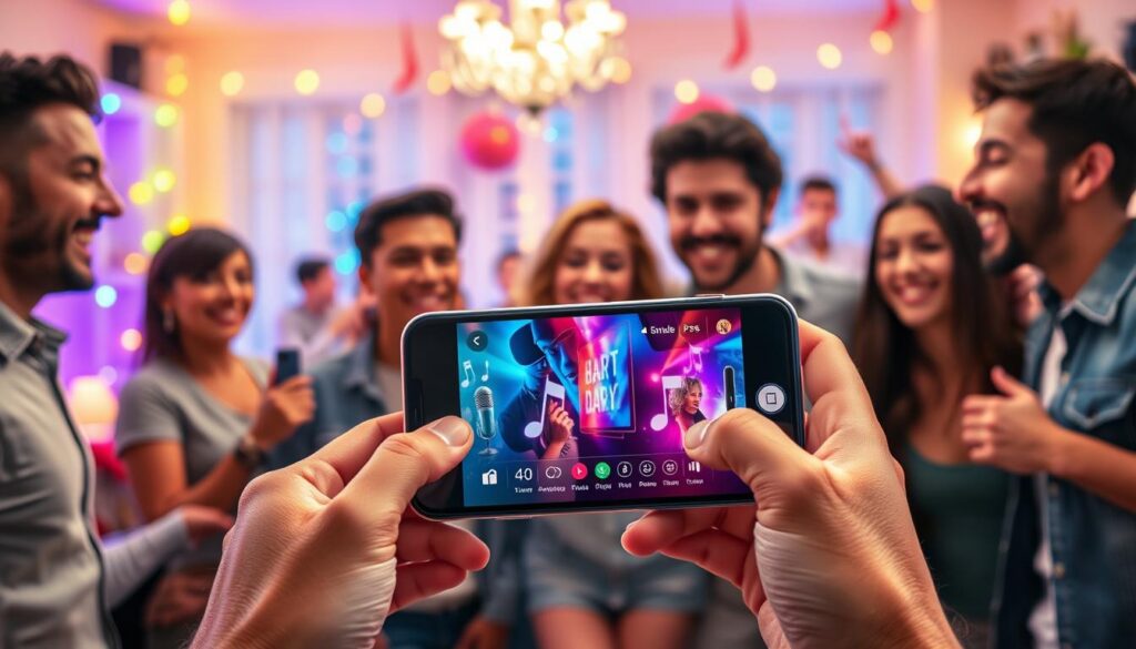 Smule app de karaokê