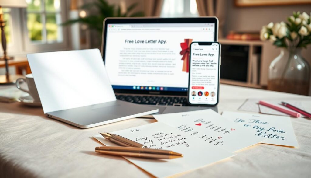 aplicativos gratuitos para cartas de amor