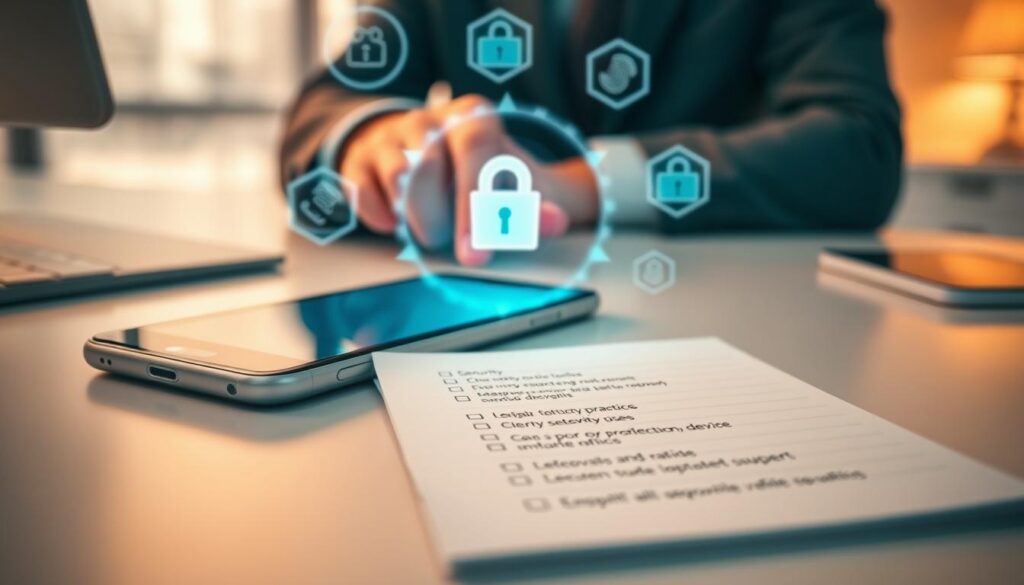 boas práticas segurança dispositivo