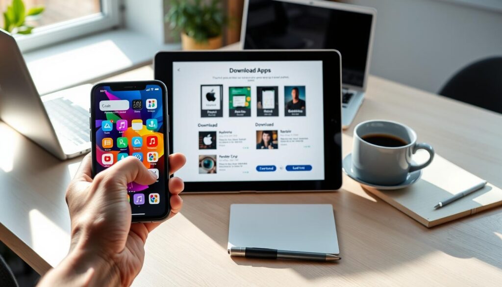 como baixar e utilizar aplicativos no iOS e Android como baixar e utilizar aplicativos no iOS e Android