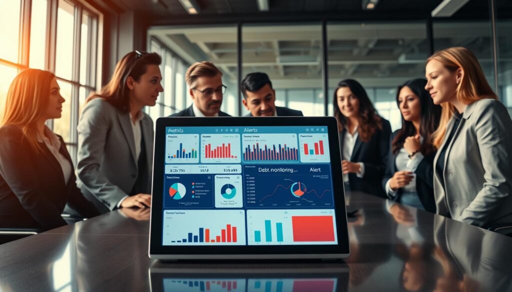 exemplos práticos monitoramento débitos