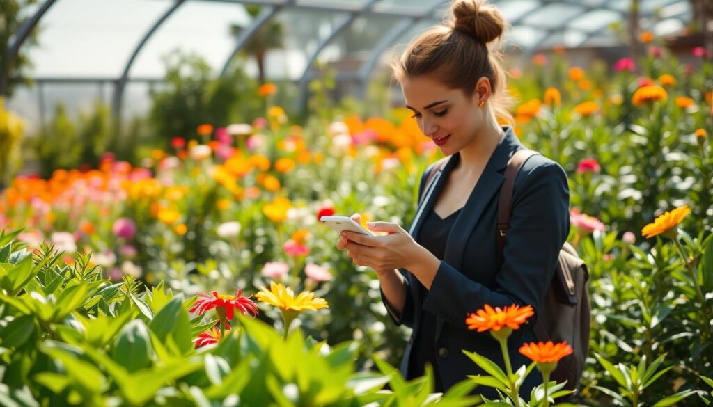 explorando principais apps para identificar plantas
