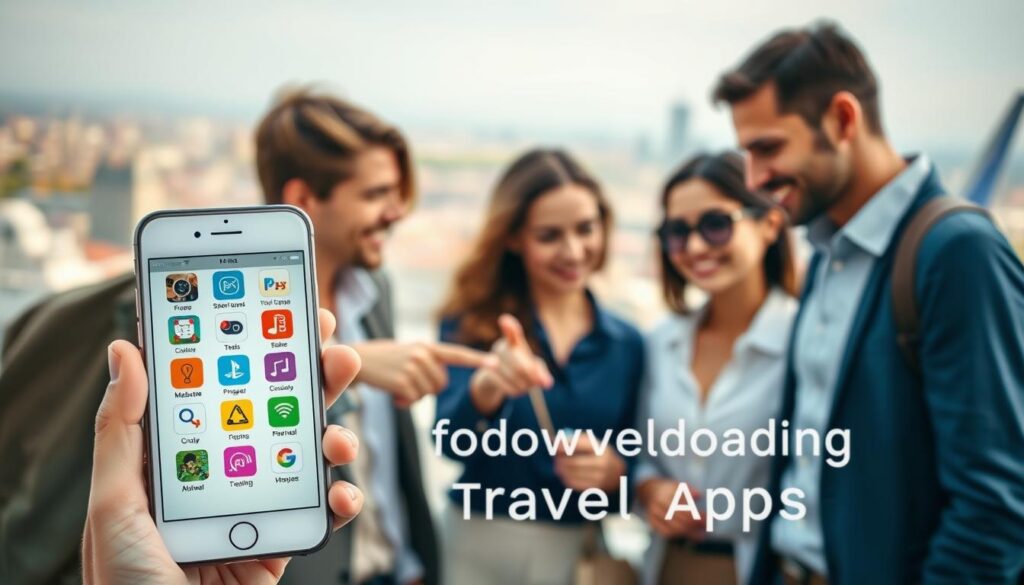 guia de download de aplicativos de viagem