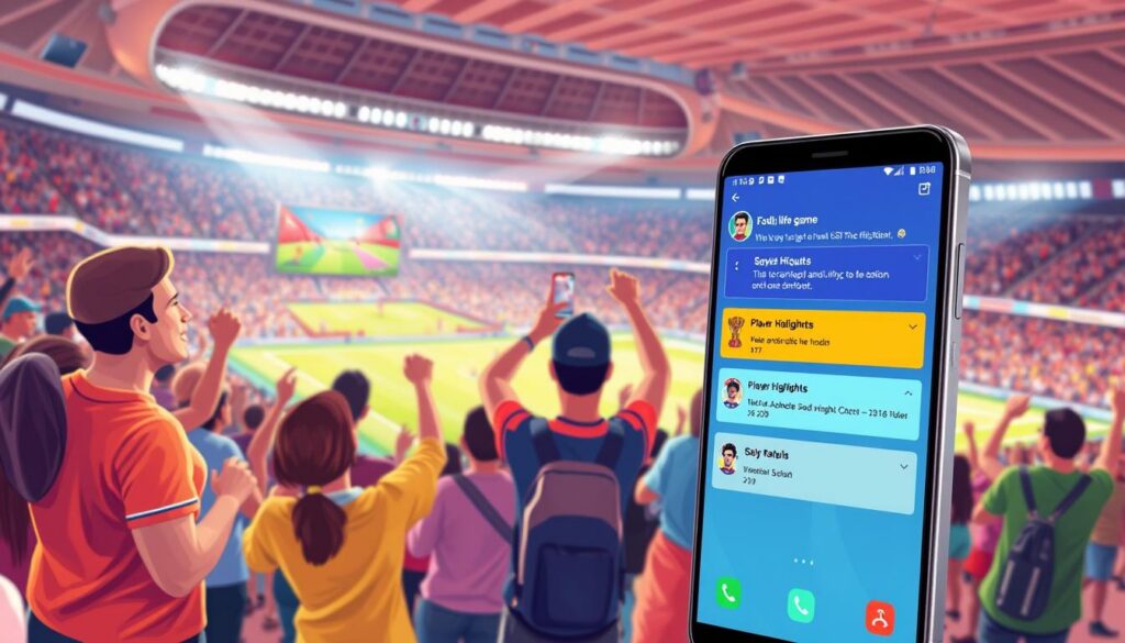 notificações tempo real copa