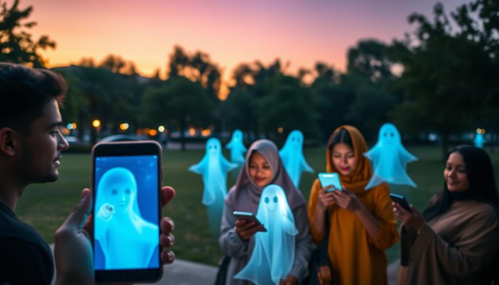 privacidade e coleta de dados aplicativos caça fantasmas