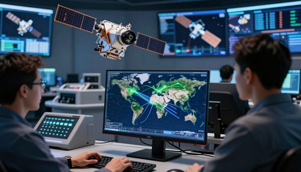 rastreamento satélite tempo real