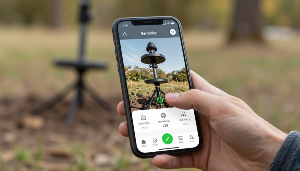 recursos e interface do aplicativo detector