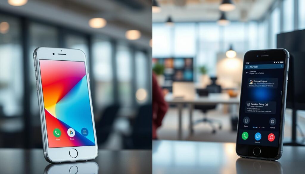 recursos ios e android para chamadas privadas