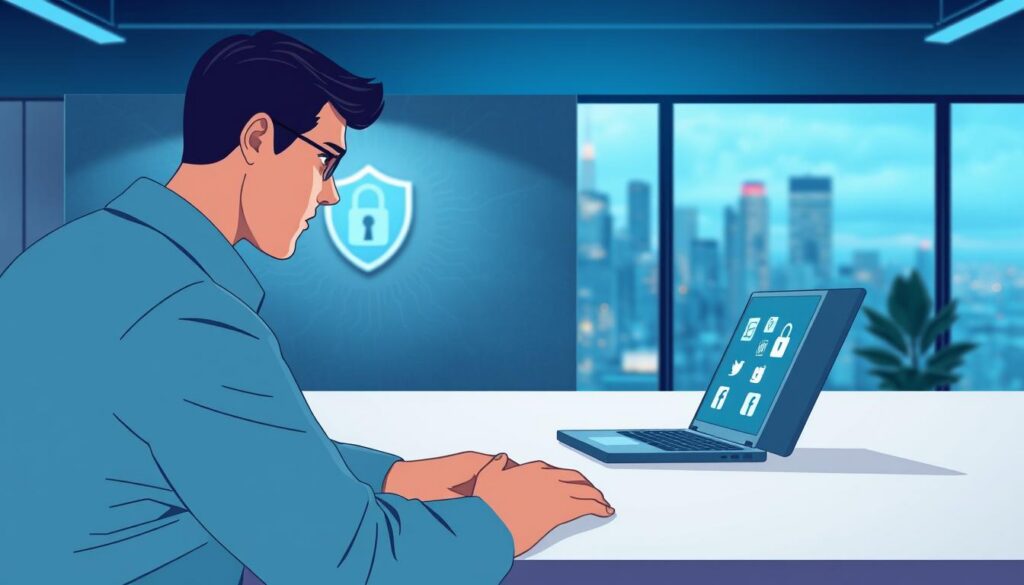 segurança privacidade redes sociais