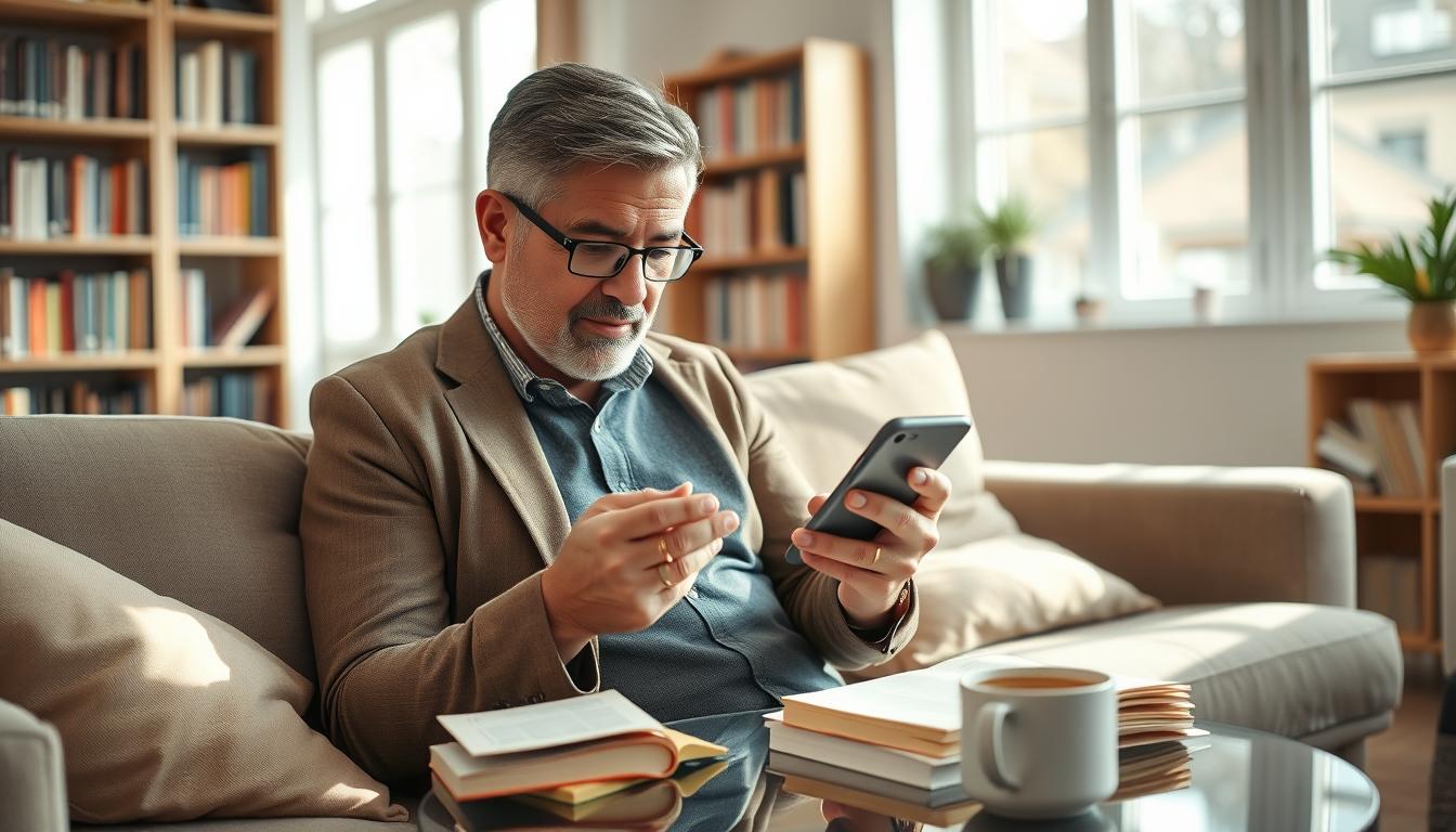 Como aprender a ler depois dos 50 usando apenas o celular