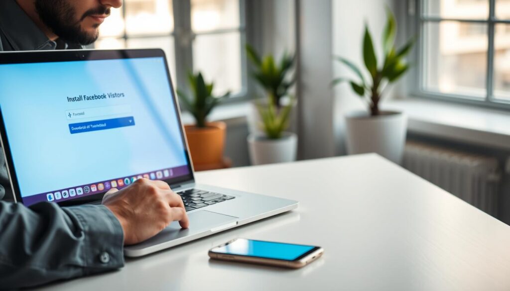 baixando app monitoramento