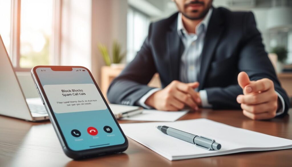 bloquear chamadas spam