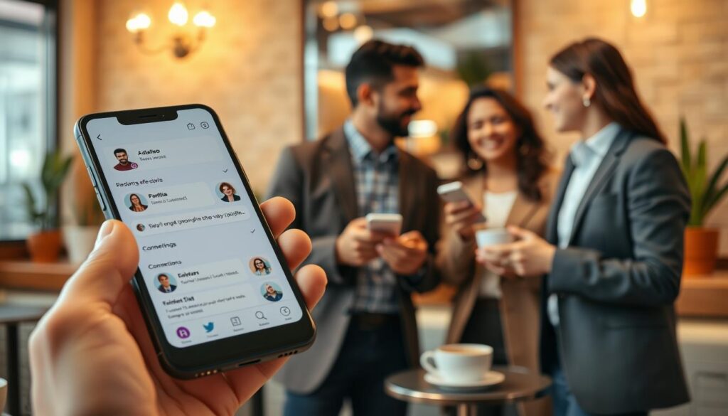 detalhes do perfil e segurança em apps de chat detalhes do perfil e segurança em apps de chat
