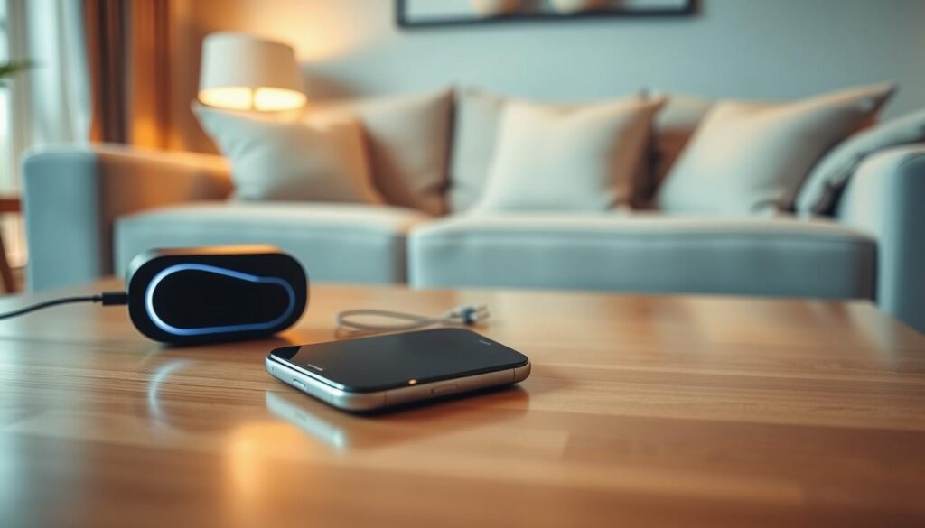Amplificação de som para celular