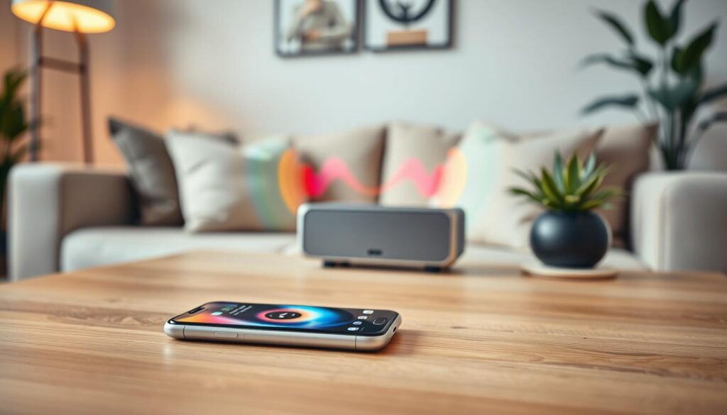 Amplificação de som para celular