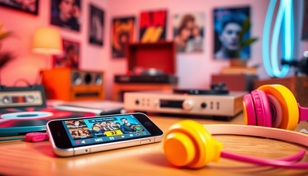 Aplicativos gratuitos para ouvir músicas nostálgicas anos 80