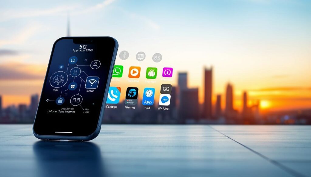 Aplicativos para habilitar Internet 5G