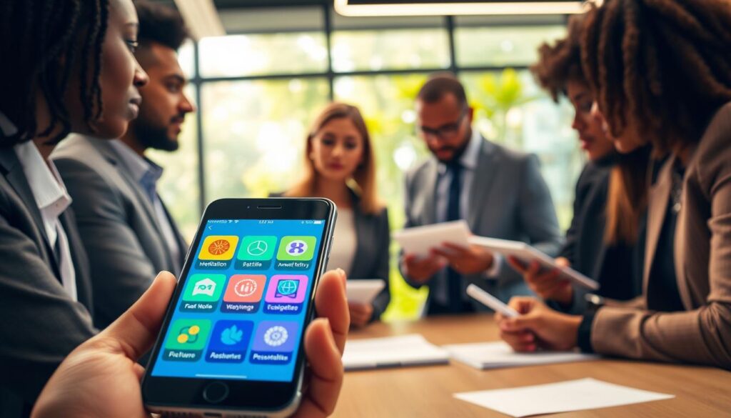 Recursos e funcionalidades dos aplicativos