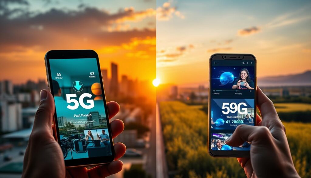 Vantagens da Internet 5G Comparadas à Internet Tradicional
