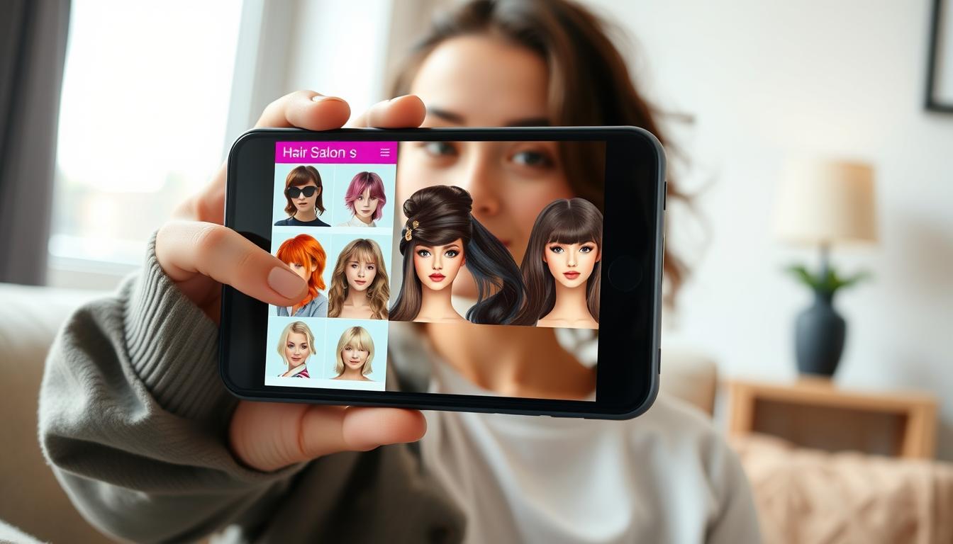 aplicativos gratuitos para corte de cabelo